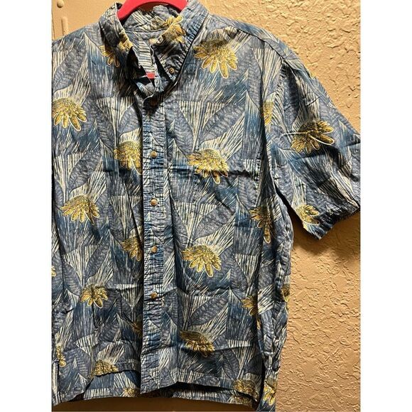 Kahala Hawaiian Patterned Button Up Shirt Mens Size Large 100% Cotton - Picture 4 of 6